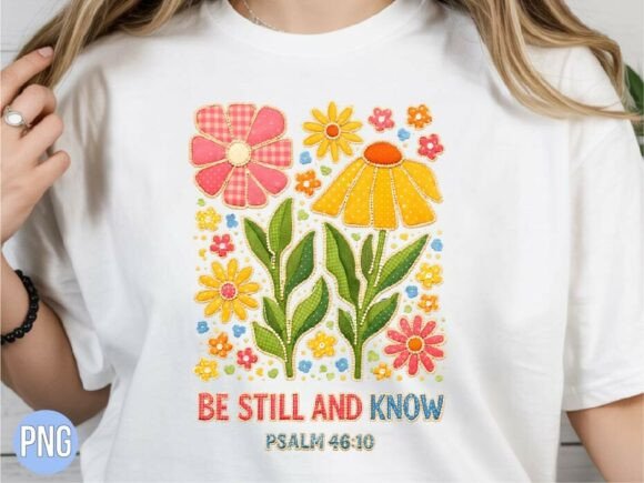 Be Still and Know Christian PNG Shirt & T-Shirt Designs