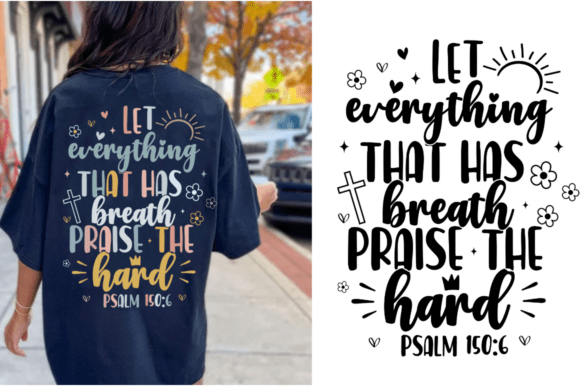 Boho Praise the Lord Shirt SVG, Christian T-Shirt Designs