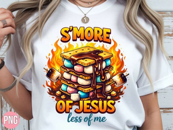 Christian S More of Jesus Less of Me PNG — T-Shirt Designs