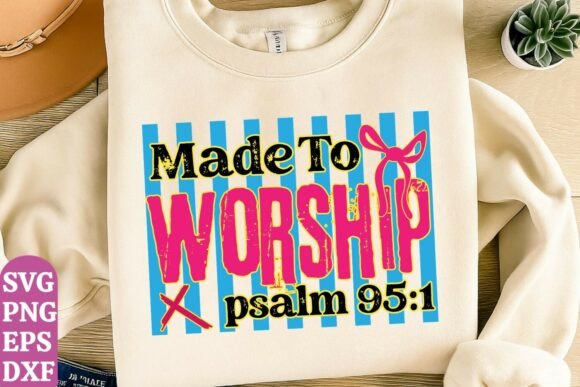 Christian Worship SVG & T-Shirt Designs