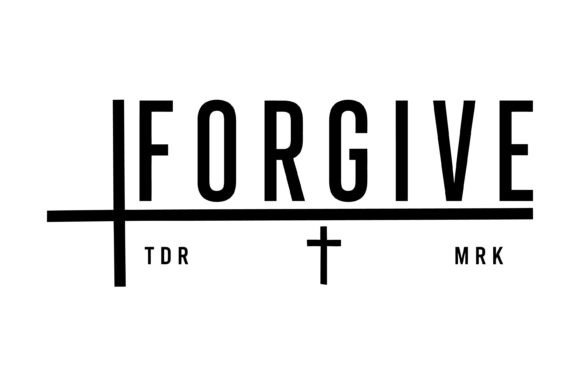 Forgive Christian Cross Typography T-Shirt Designs