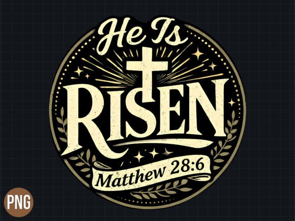 He is Risen Matthew Christian PNG